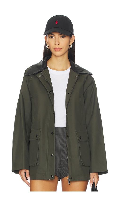 rue sophie roth jacket in army. - size l (also in xl)