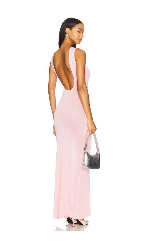 runaway the label adriana maxi dress in pink. - size l (also in s, m, xl)