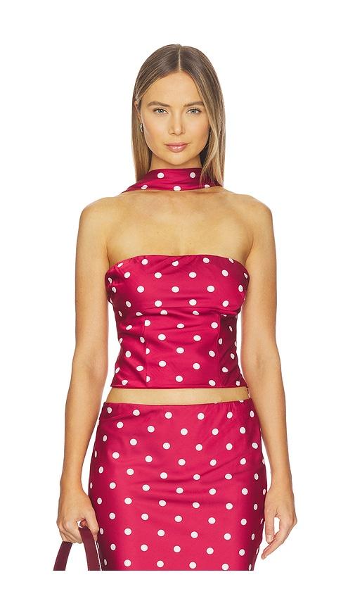 runaway the label blaine top in red. - size m (also in xs, s, xl)