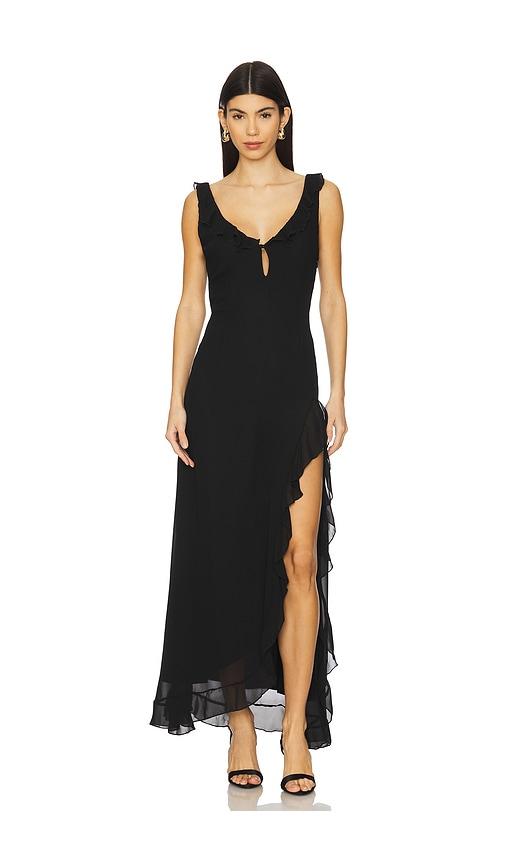 runaway the label inayah maxi dress in black. - size s (also in xs)