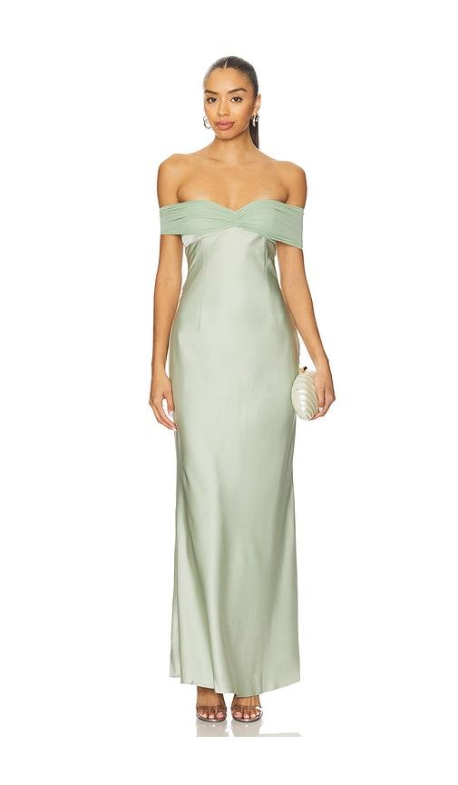 runaway the label kadie maxi dress in mint. - size l (also in s, xl)