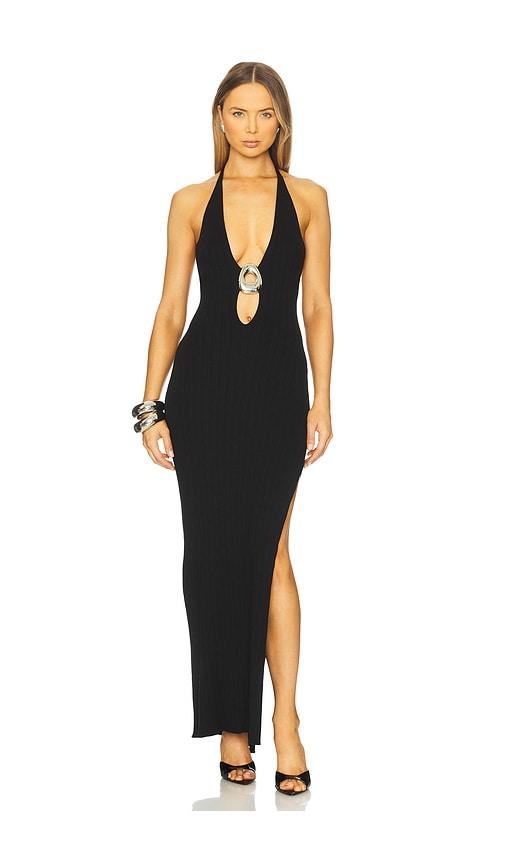 runaway the label lilabelle maxi dress in black. - size l (also in xl)