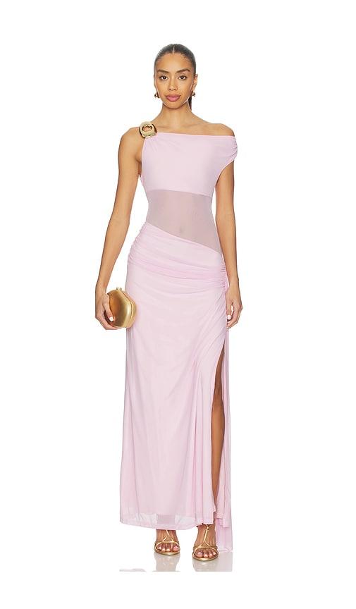 runaway the label naelle maxi dress in pink. - size xl (also in xs)