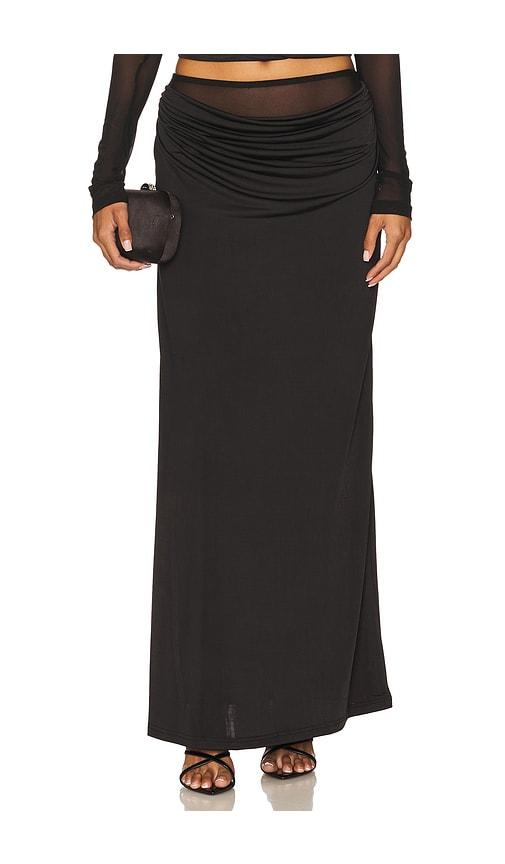runaway the label wilona maxi skirt in black. - size m (also in s, xs)