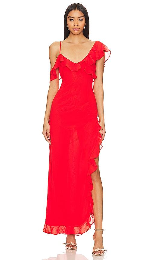 runaway the label winnie dress in red. - size s (also in xs)