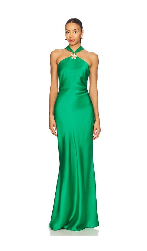 runaway the label x revolve chara maxi dress in green. - size l (also in m, xl)