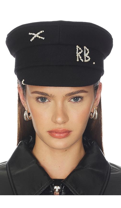 ruslan baginskiy baker boy cap in black. - size l (also in xs, s, m)