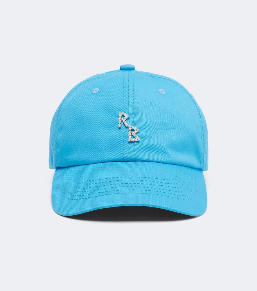 ruslan baginskiy crystal-embellished logo baseball cap