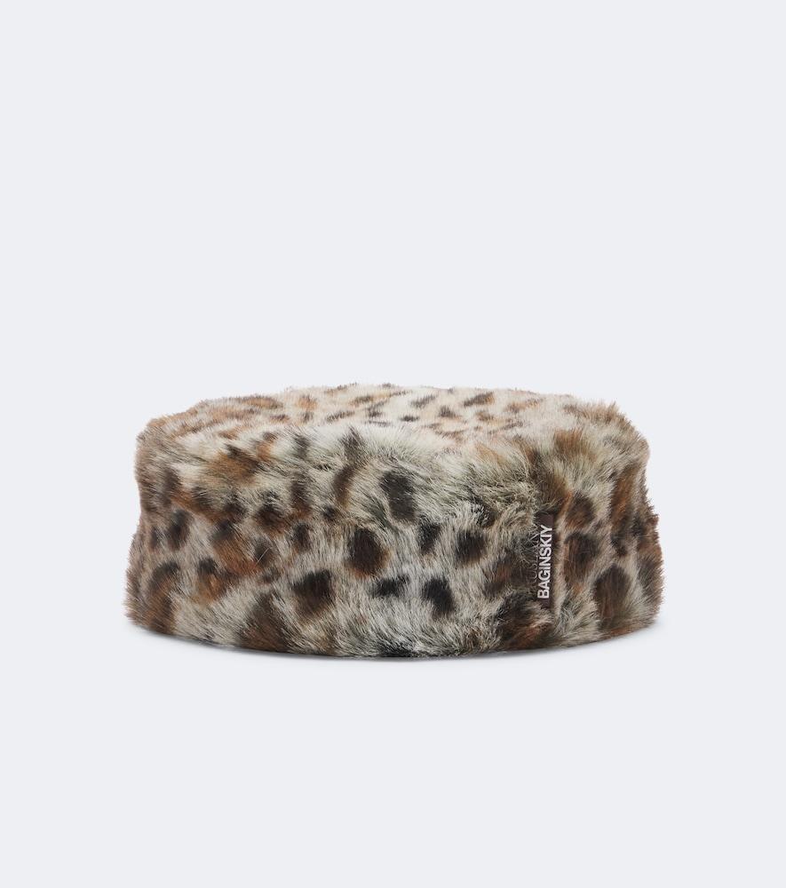 ruslan baginskiy leopard-print hat