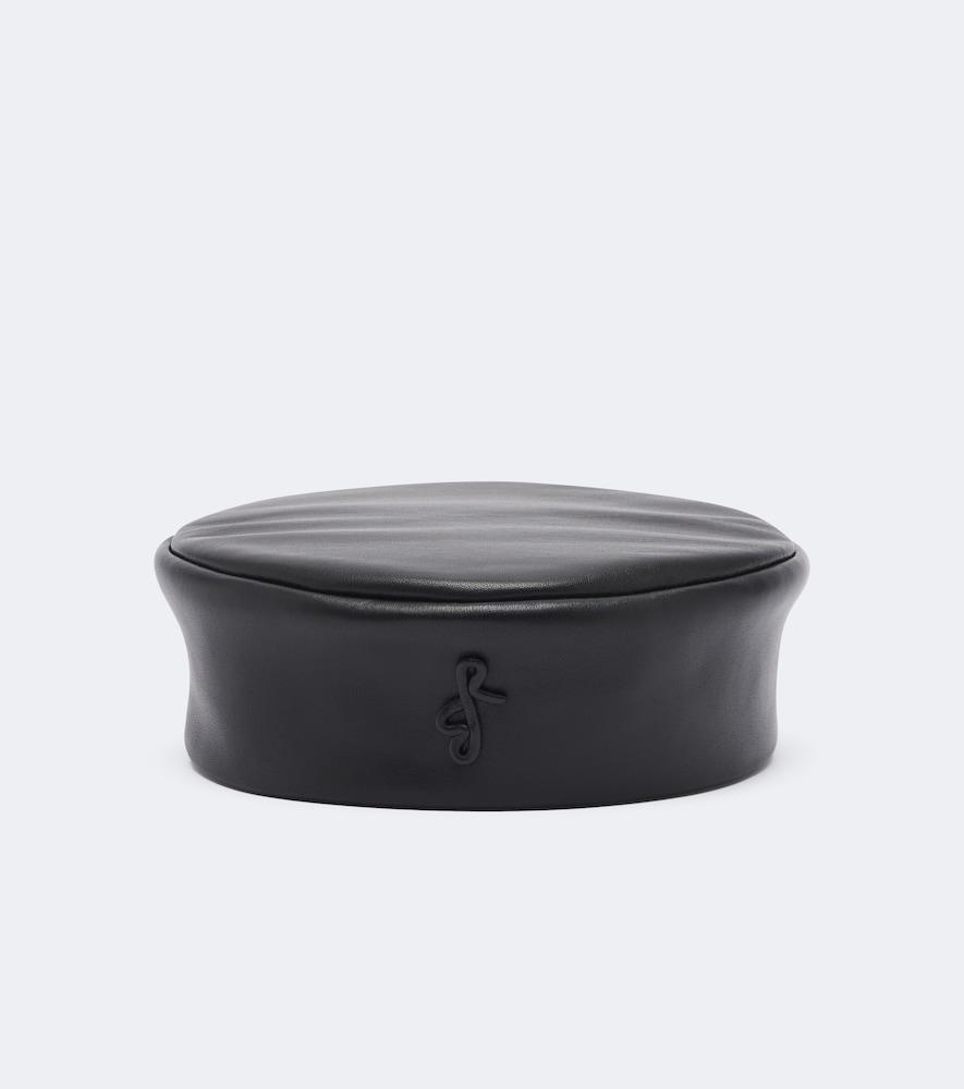 ruslan baginskiy logo leather hat