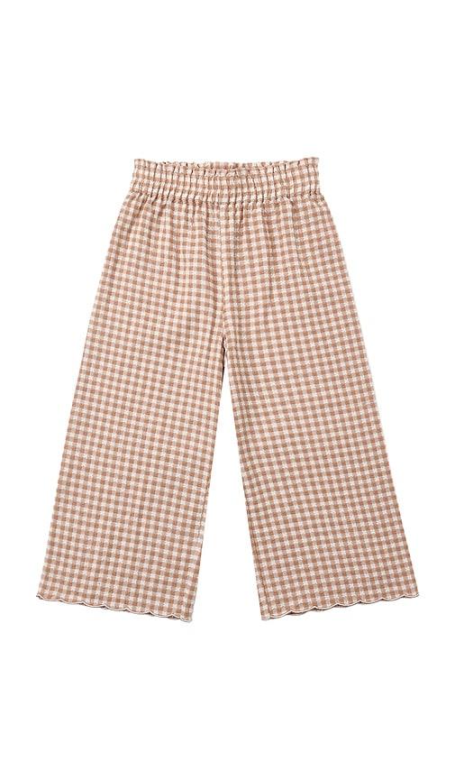 rylee + cru kids wide leg pant in tan. - size 2-3yr (also in 4-5yr)
