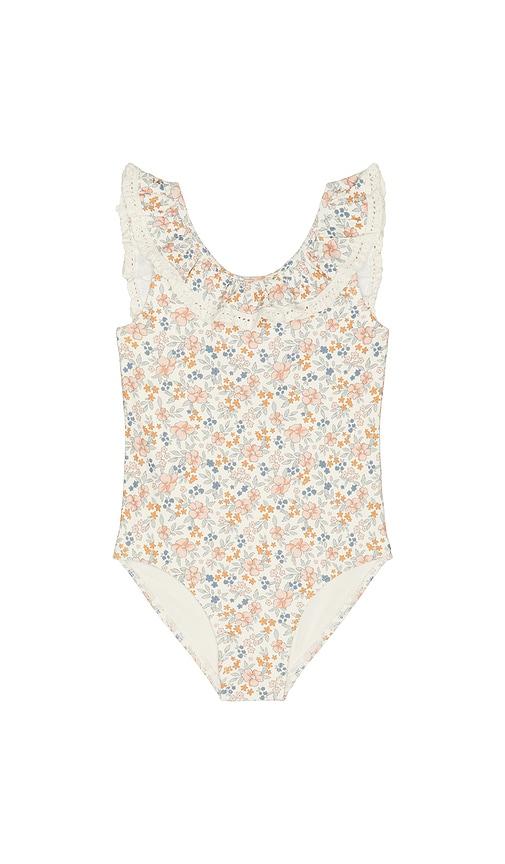 rylee + cru margaret one piece swimsuit in blush. - size 2-3yr (also in 4-5yr)