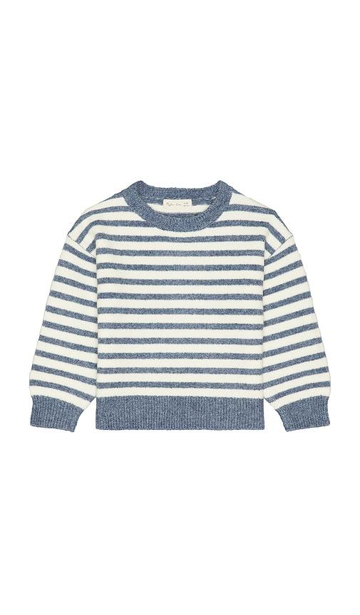 rylee + cru mountain sweater in white. - size 12-18m (also in 4-5yr)