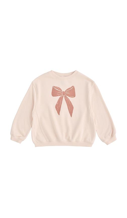 rylee + cru racer sweatshirt in pink. - size 2/3 (also in 4/5, 6/7)