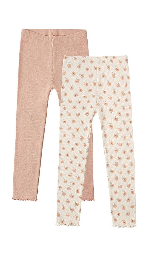 rylee + cru ribbed legging set in blush. - size 2-3yr (also in 4-5yr)