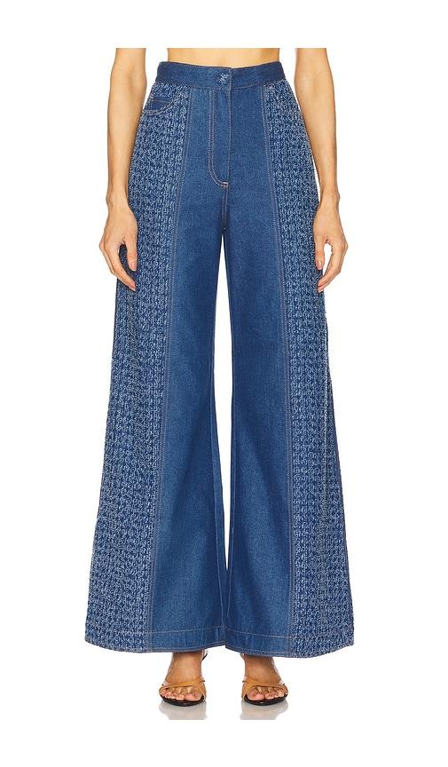 sabina musayev ace pants in blue. - size l (also in s)
