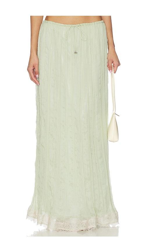 sabina musayev ambroz skirt in green. - size l (also in s, xs, m)