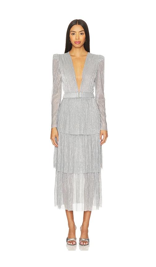 sabina musayev carry dress in grey. - size s (also in xs)