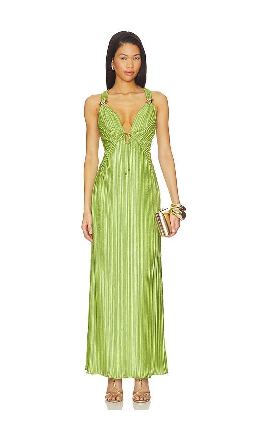sabina musayev kerra dress in green. - size l (also in s, xs, m, xl)