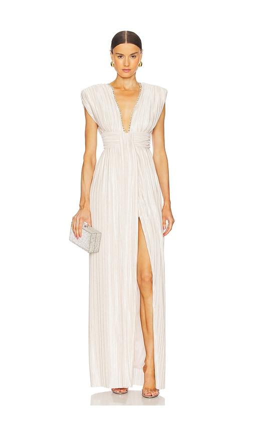 sabina musayev leone dress in white. - size s (also in xs)