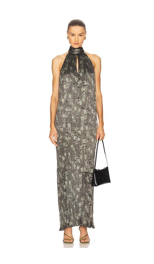 sabina musayev london dress in olive. - size s (also in xs)