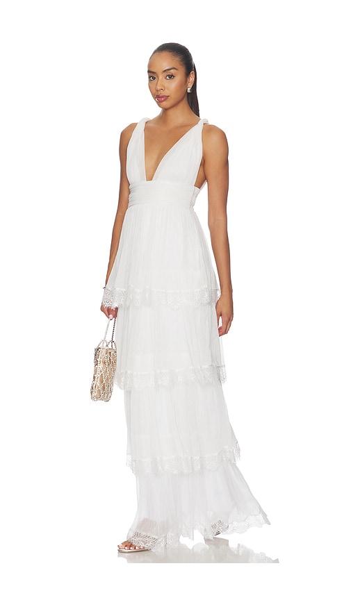sabina musayev luna dress in white. - size l (also in m, s, xl, xs)