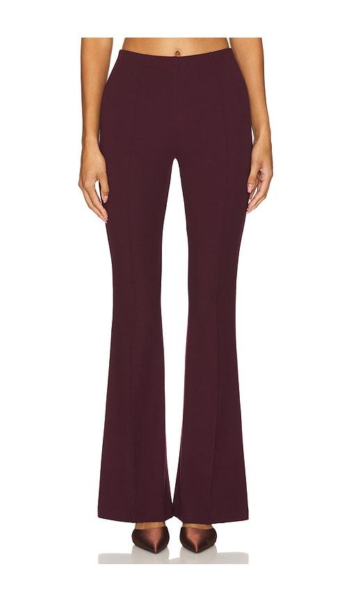sablyn bailey pant in burgundy. - size m (also in s)