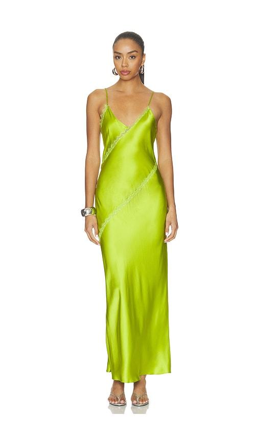 sablyn cece lace inset cami dress in green. - size m (also in s)