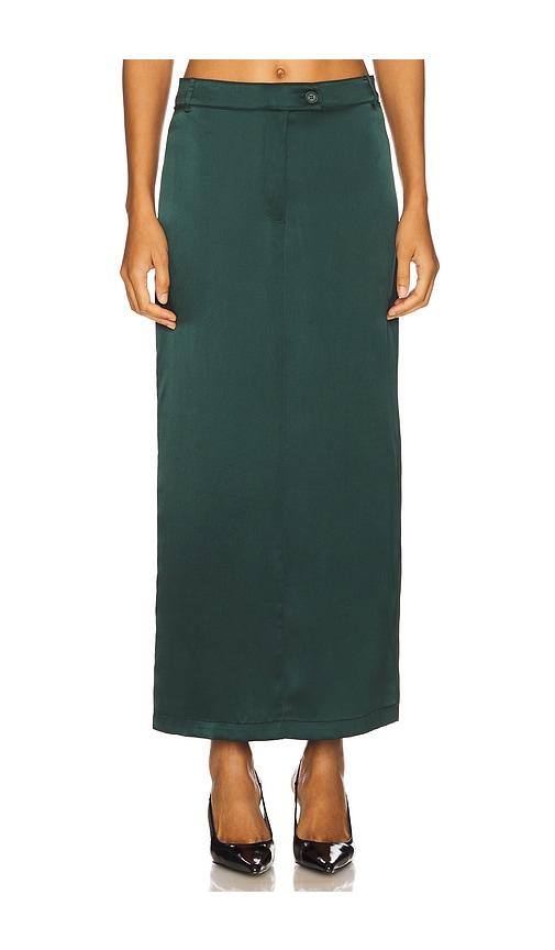 sablyn posey maxi trouser skirt in green. - size m (also in s)