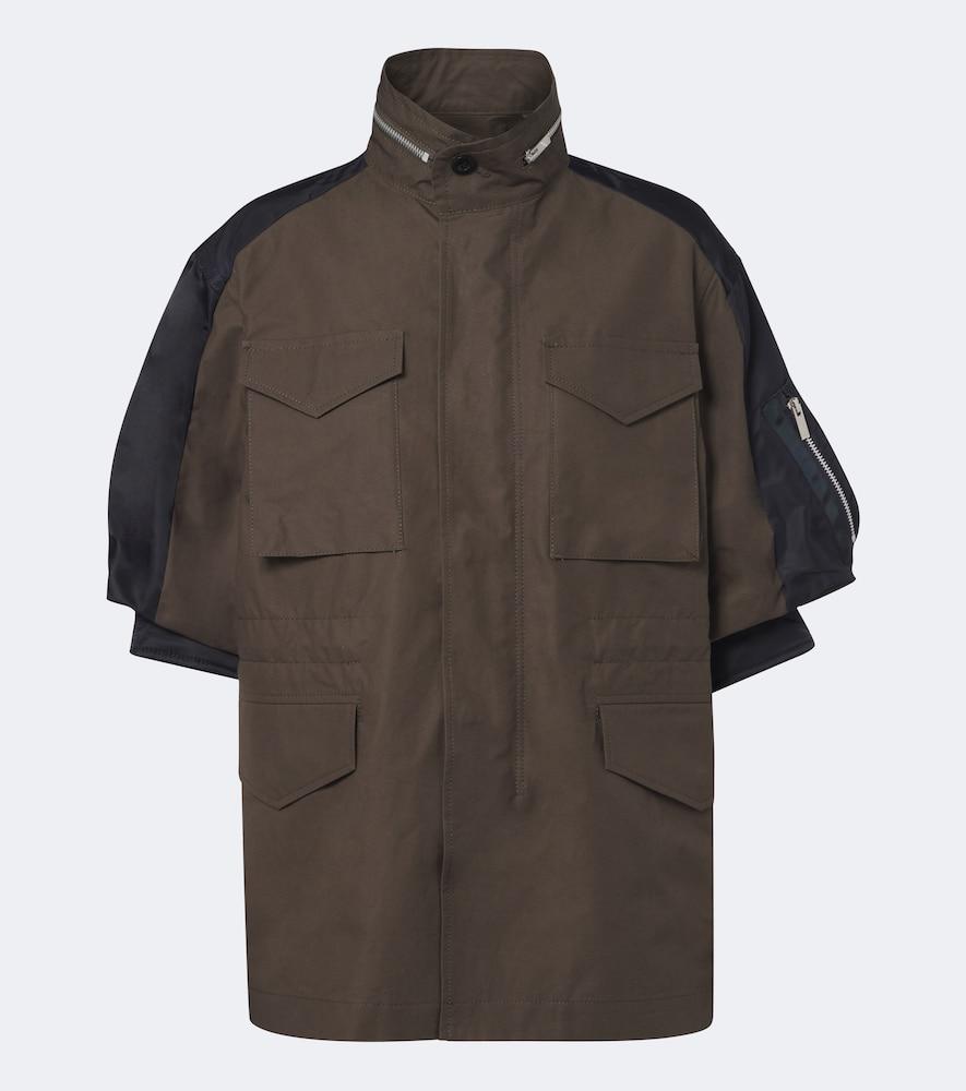 sacai cotton field jacket