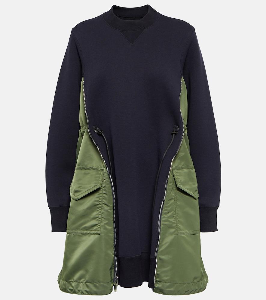 sacai cotton minidress