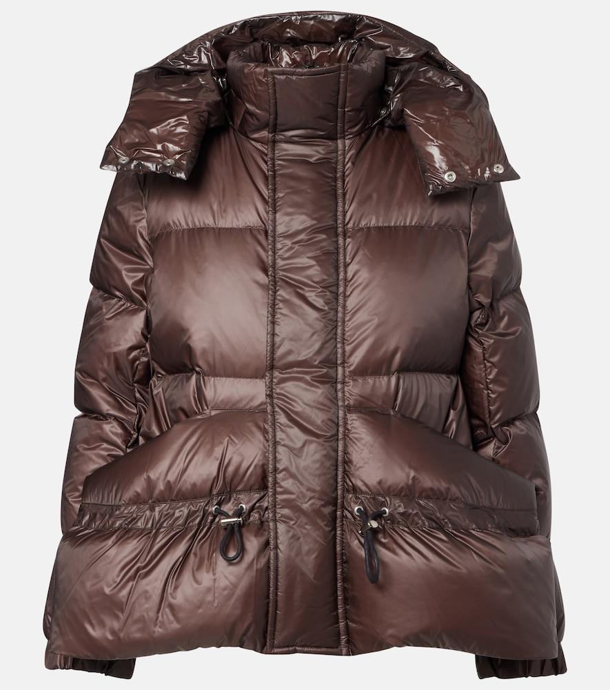 sacai technical down jacket