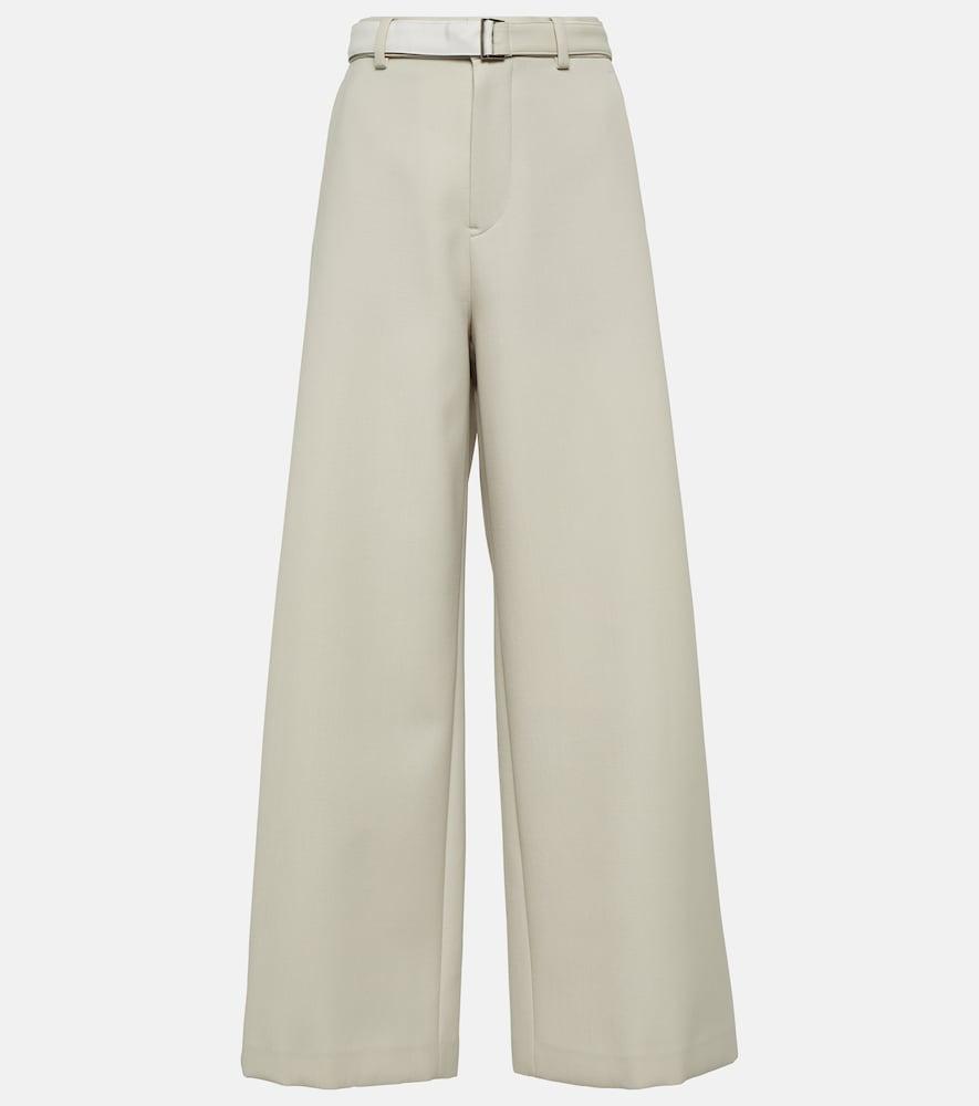 sacai wide-leg pants