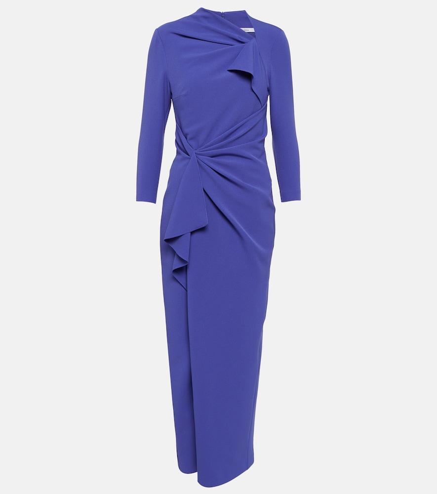 safiyaa avery crêpe maxi dress