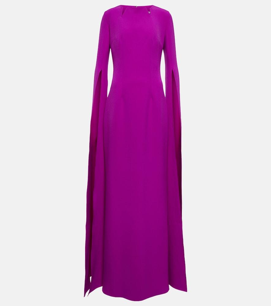 safiyaa crêpe gown