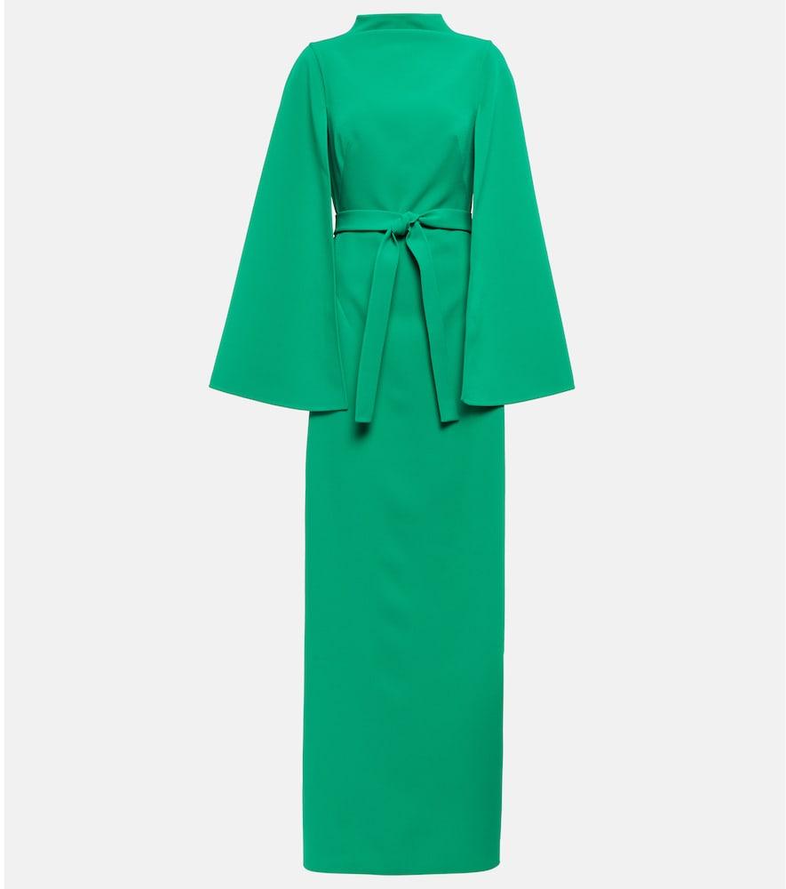 safiyaa crêpe maxi dress