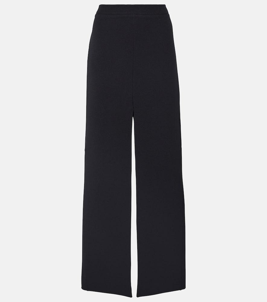 safiyaa elowen high-rise crêpe maxi skirt