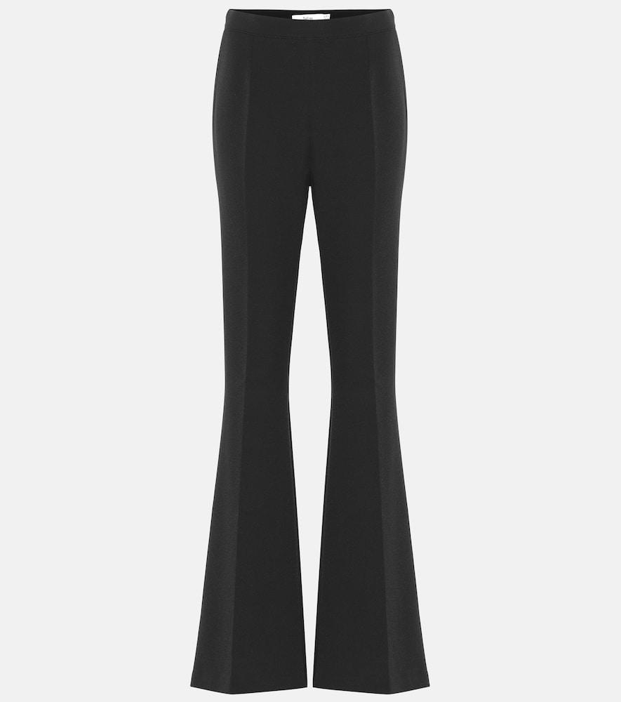 safiyaa halluana high-rise flared pants