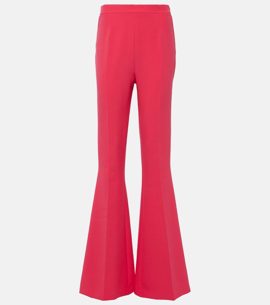 safiyaa halluana high-rise flared pants