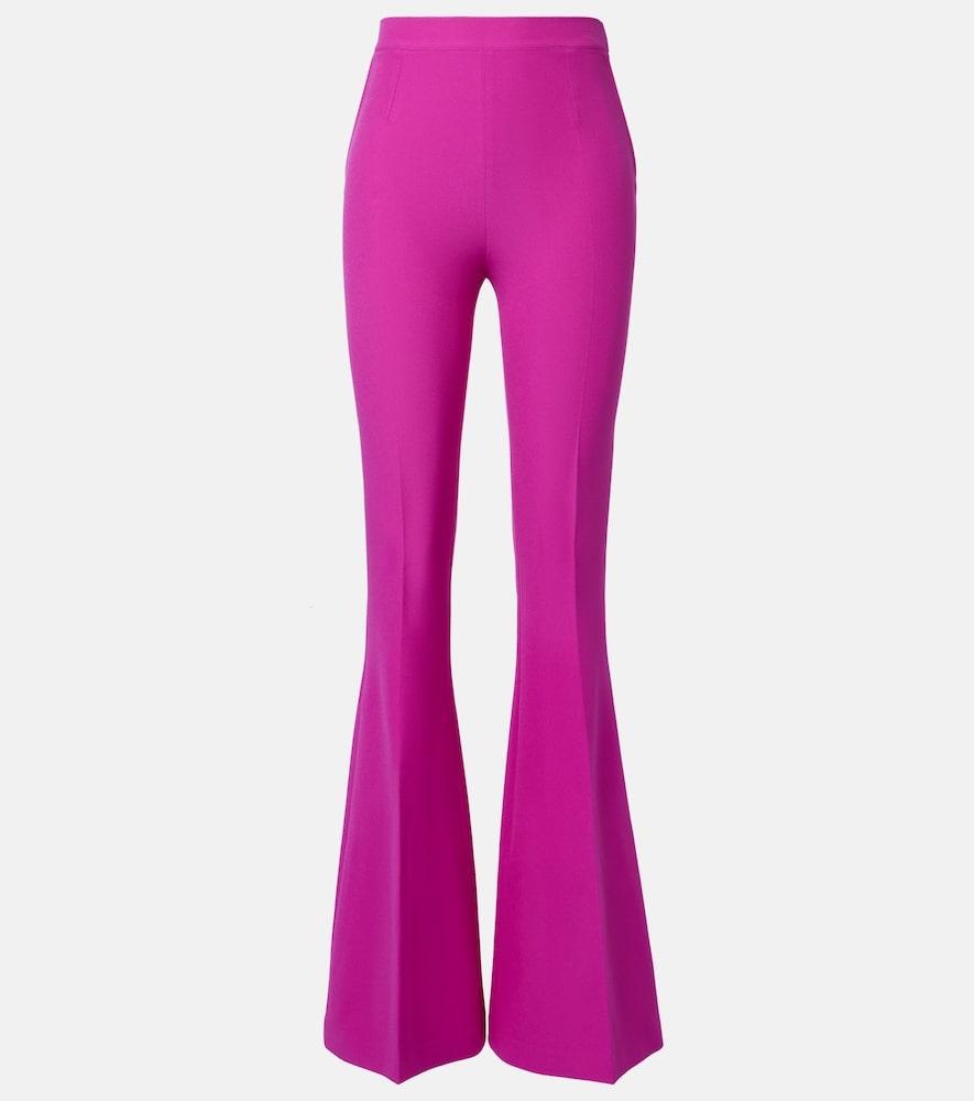 safiyaa high-waisted flared pants