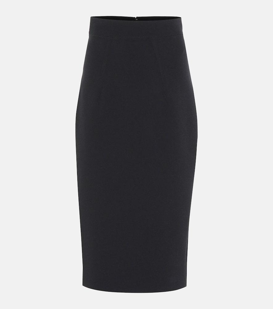 safiyaa hokoku crêpe pencil skirt
