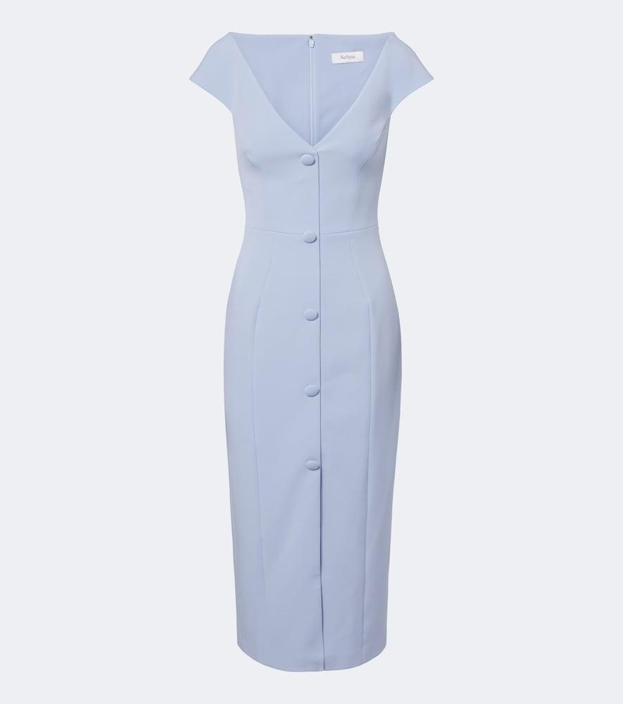 safiyaa klea crêpe cocktail dress