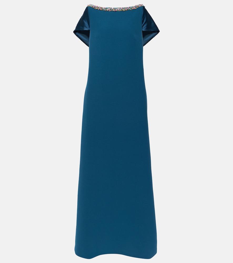 safiyaa sallie embellished crêpe gown