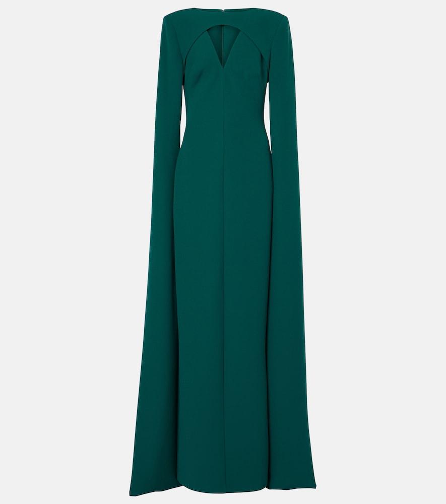 safiyaa sarita cutout crêpe gown