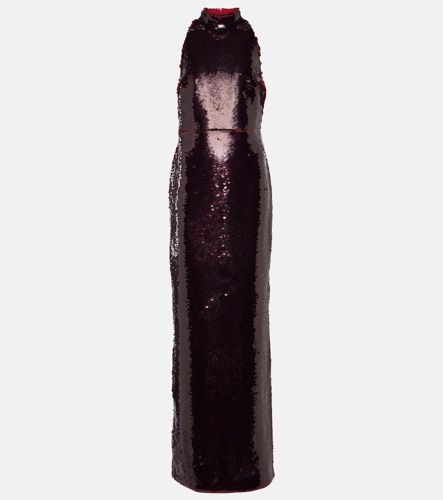 safiyaa viba sequined gown
