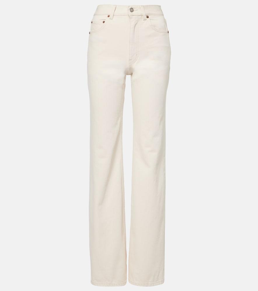 saint laurent 70's high-rise straight jeans