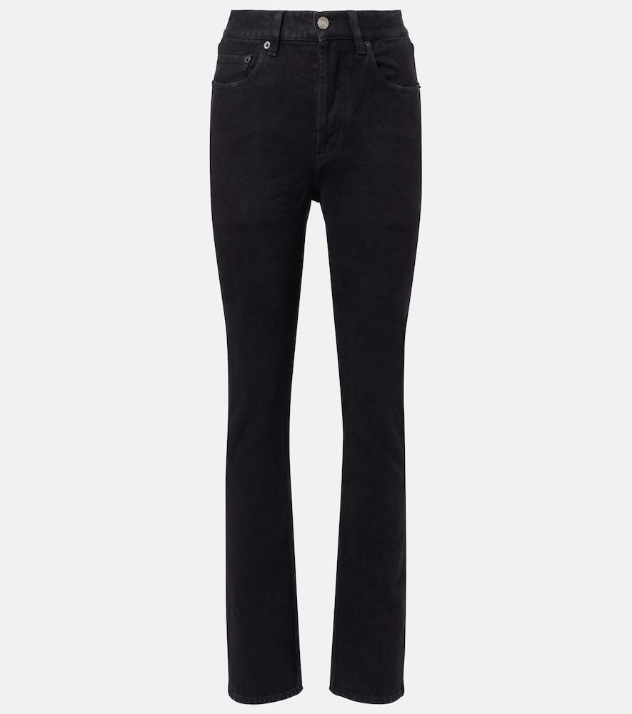 saint laurent 90s high-rise flared jeans