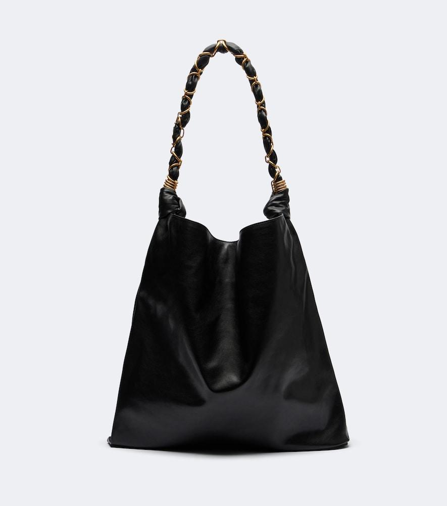 saint laurent amalia leather shoulder bag