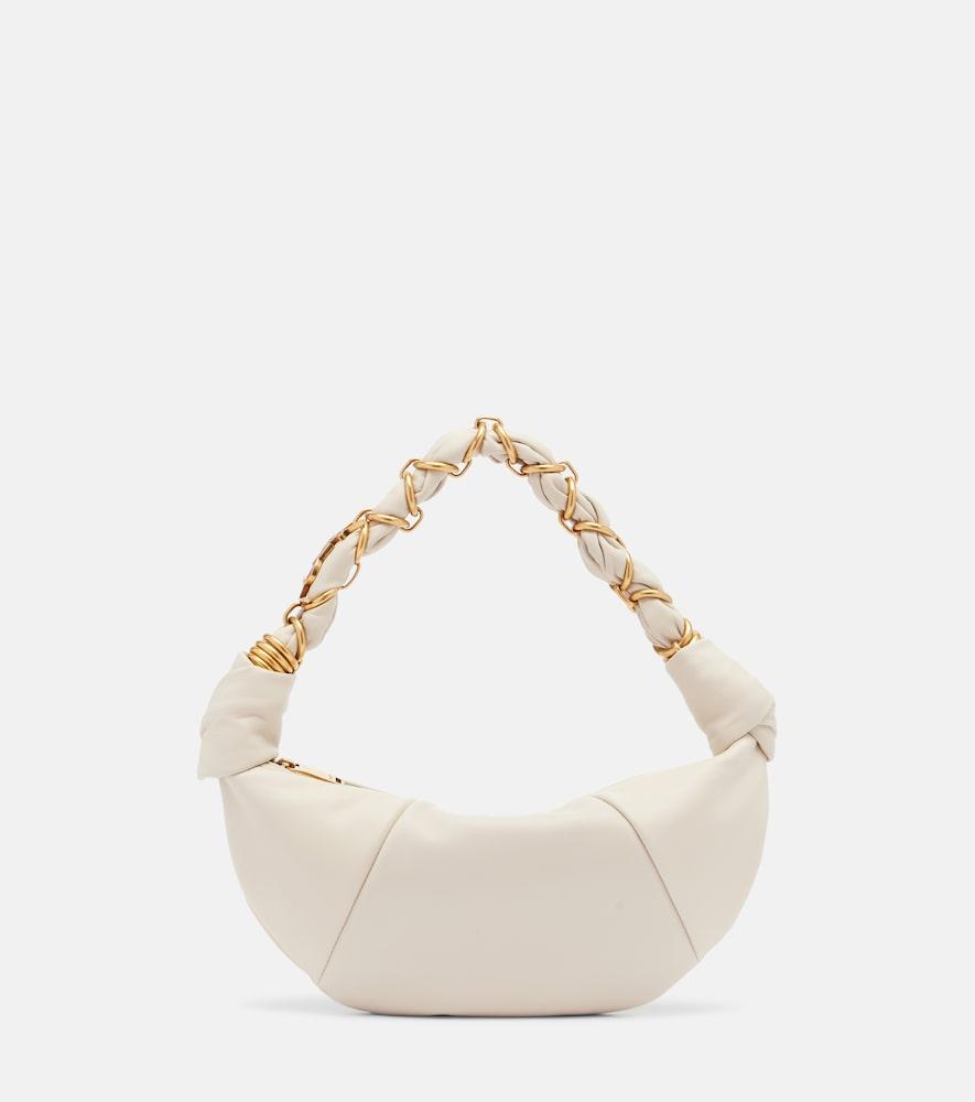 saint laurent amalia mini leather top-handle bag
