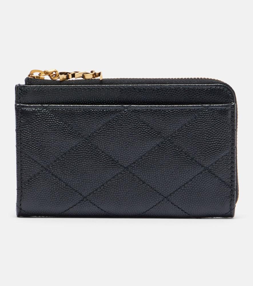 saint laurent cassandre bijou quilted leather card case